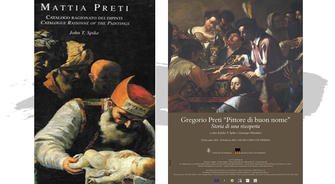 Mattia Preti catalogue and Gregorio Preti exhibition publications